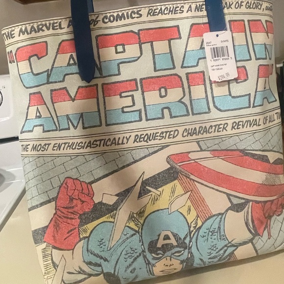 Coach Marvel Captain America Tote - Picture 3 of 11